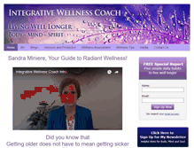 Tablet Screenshot of integrativewellnessexpert.com